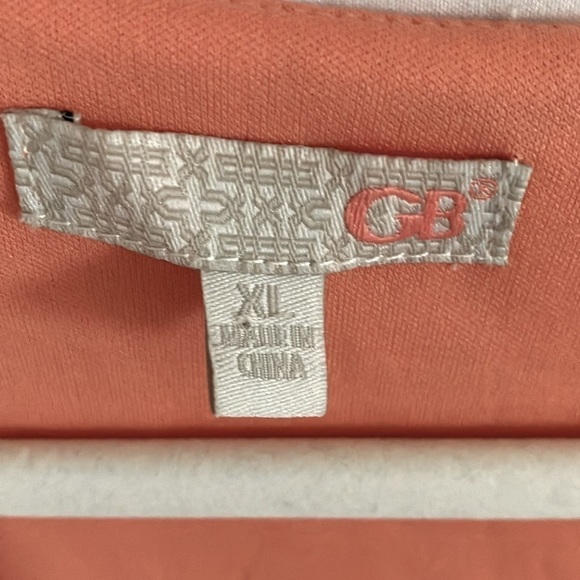 GB: Peach Ruffle Wrap Dress- Midi- High/low- XL - Picture 2 of 16